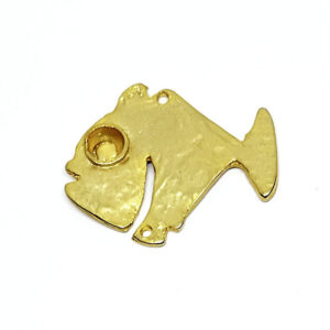Distanziatori in Zama Pesce Oro 30x37mm (DSZM166-O)