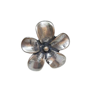 Anelli in Zama Regolabile con Fiore 30mm (ANZM016)