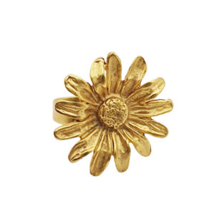 Anelli in Zama Regolabile con Margherita 25mm (ANZM024)