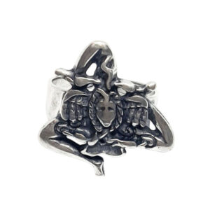 Anelli in Zama Trinacria Base Silver Regolabile (ANZM015-SV)